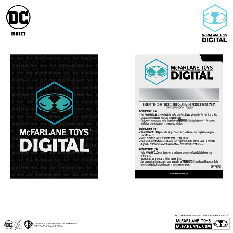 Dc Direct The Flash (Speed Force)   - The Flash - Platinum / Chase - Collectables > Action Figures > toys -  McFarlane Toys