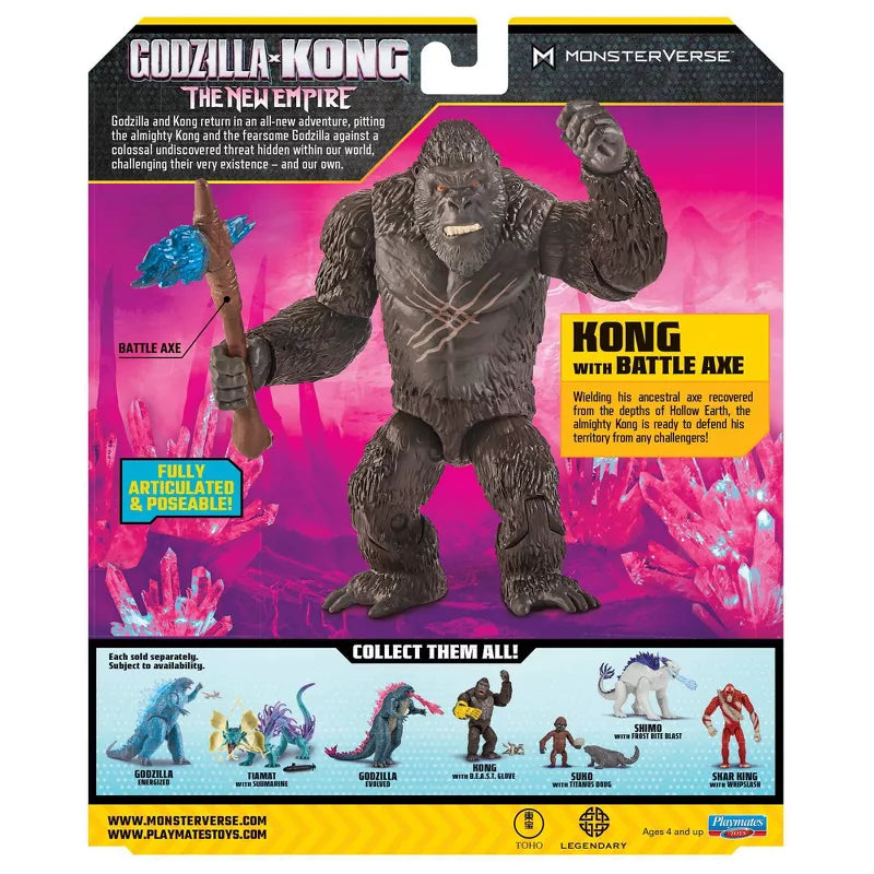 Godzilla x Kong: The New Empire Kong with Battle Axe Action Figure - Collectables > Action Figures > toys -  PLAYMATES
