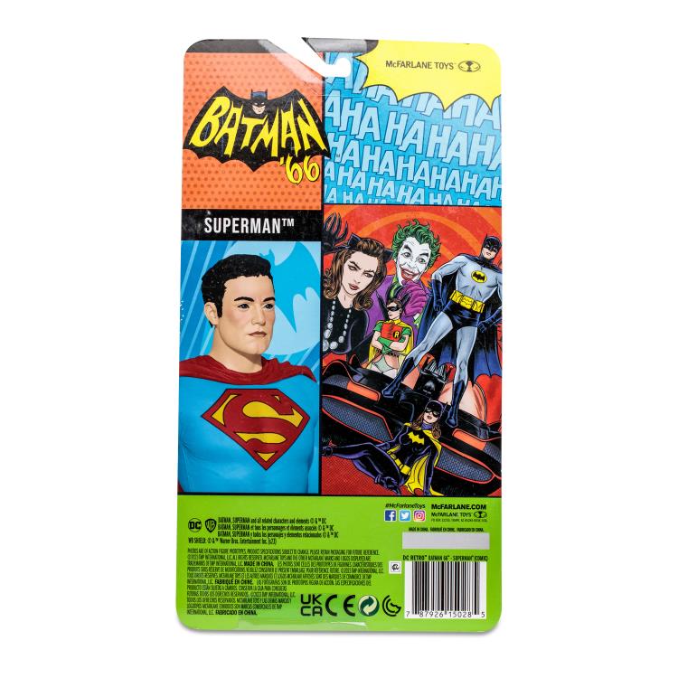 McFarlane Toys DC Batman 1966 Retro Series Superman Action Figure [Comic] - Collectables > Action Figures > toys -  McFarlane Toys