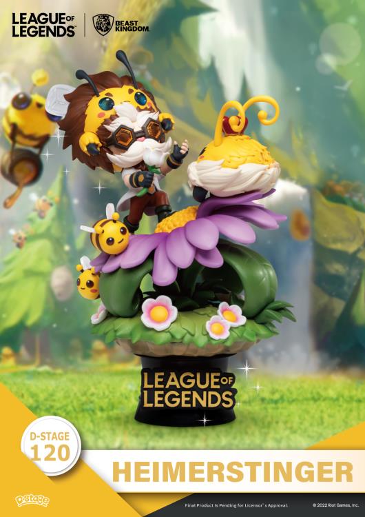 Diorama Stage-120-League of Legends- Nunu&Beelump & Heimerstinger Set - Collectables > Action Figures > toys -  Beast Kingdom