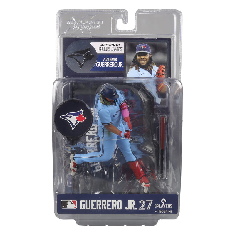SportsPicks - MLB 7"Posed Figure - Vladimir Guerrero Jr. (Toronto Blue Jays) - Collectables > Action Figures > toys -  McFarlane Toys