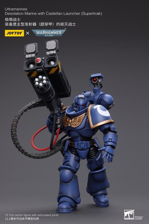 Warhammer 40K - Ultramarines - Desolation Marine with Superkrak Rocket Launcher - Collectables > Action Figures > toys -  Joy Toy