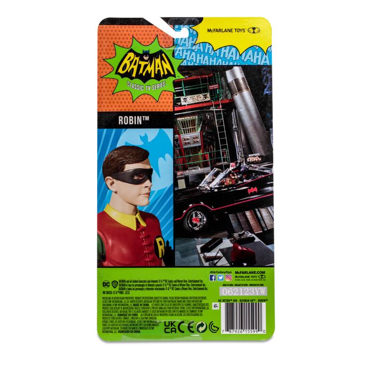 McFarlane Toys DC Batman 1966 Retro Series Robin Action Figure [Version 2] - Collectables > Action Figures > toys -  McFarlane Toys