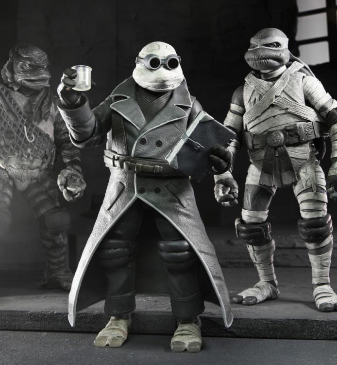 Universal Monsters x Teenage Mutant Ninja Turtles Turtles (Black & White) Action Figure 4-Pack - Action & Toy Figures -  Neca
