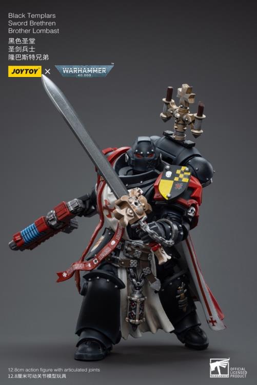 Warhammer 40K - Black Templars - Sword Brethren - Lombast - Collectables > Action Figures > toys -  Joy Toy