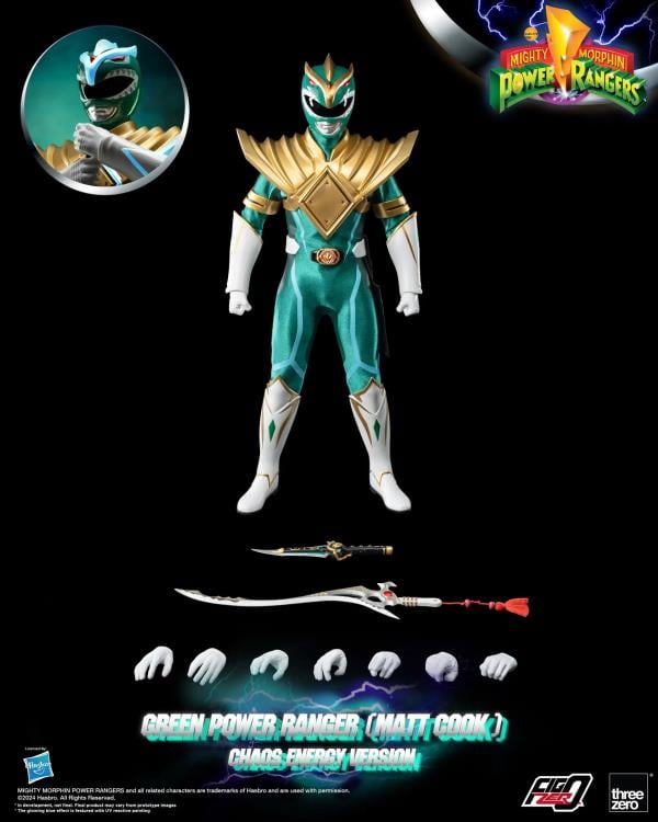 Mighty Morphin Power Rangers FigZero Green Ranger (Matt Cook Ver.) 1/6 Scale PX Previews Limited Edition Figure - Collectables > Action Figures > toys -  ThreeZero