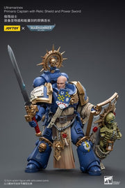 Warhammer 40K - Ultramarines - Primaris Captain - Relic Shield and Power Sword - Collectables > Action Figures > toys -  Joy Toy