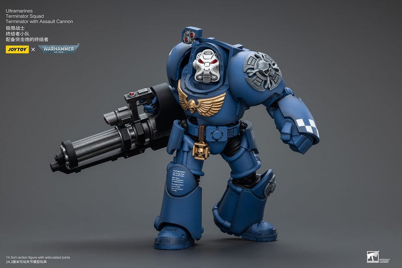 Warhammer 40K - Ultramarines - Terminator Squad Terminator with Assault Cannon - Collectables > Action Figures > toys -  Joy Toy