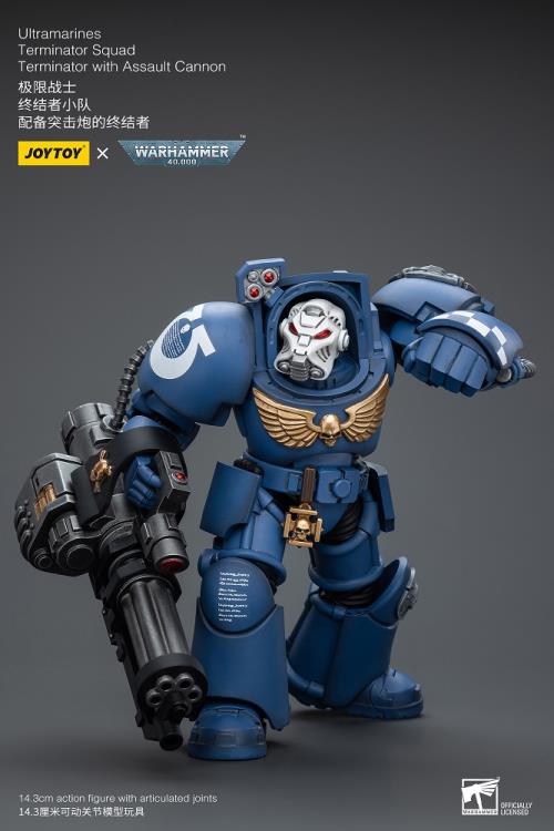 Warhammer 40K - Ultramarines - Terminator Squad Terminator with Assault Cannon - Collectables > Action Figures > toys -  Joy Toy