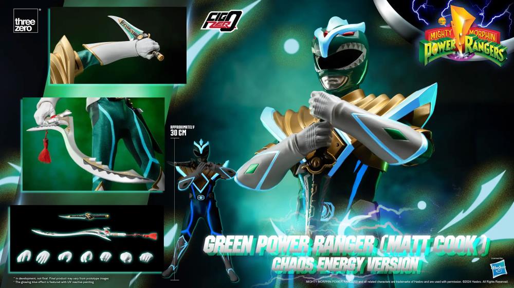 Mighty Morphin Power Rangers FigZero Green Ranger (Matt Cook Ver.) 1/6 Scale PX Previews Limited Edition Figure