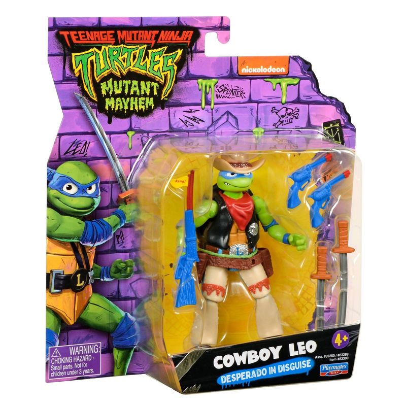 Teenage Mutant Ninja Turtles: Mutant Mayhem Cowboy Leo Action Figure - Collectables > Action Figures > toys -  PLAYMATES