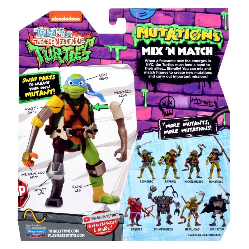 Teenage Mutant Ninja Turtles Leonardo Mix 'N' Match Action Figure - Collectables > Action Figures > toys -  PLAYMATES