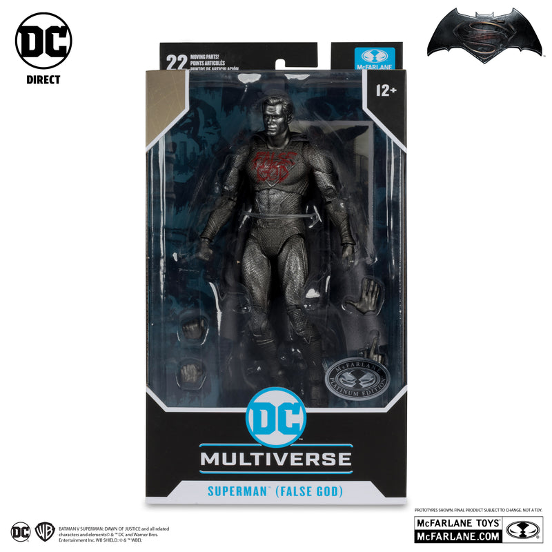 Batman v Superman: Dawn of Justice DC Multiverse - Superman (False God) - Chase / Platinum - Collectables > Action Figures > toys -  McFarlane Toys
