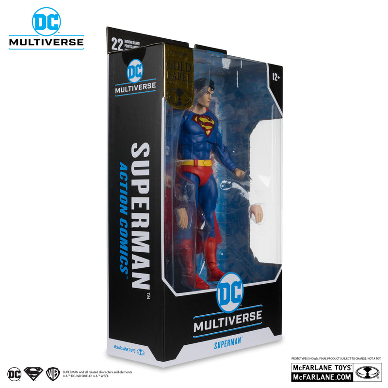 DC Multiverse - Superman (Action Comics) Gold Label - Exclusive - Collectables > Action Figures > toy -  McFarlane Toys