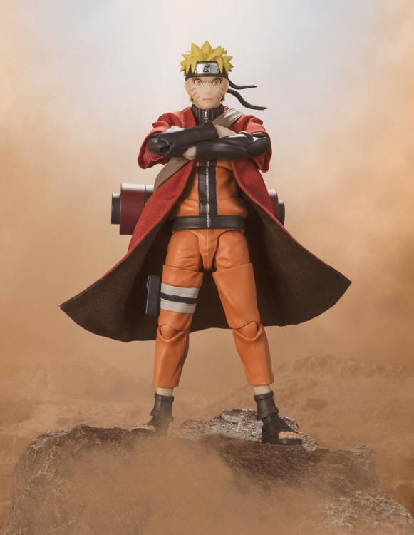 Naruto: Shippuden S.H.Figuarts Naruto Uzumaki (Sage Mode Savior of Konoha) Exclusive Action Figure - Collectables > Action Figures > toys -  Bandai