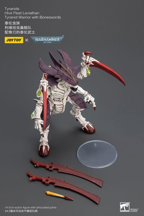 Warhammer 40K - Tyranids Hive Fleet Leviathan - Tyranid Warrior with Bonesword 1/18 Scale Action Figure (preorder Q3) - Collectables > Action Figures > toys -  Joy Toy