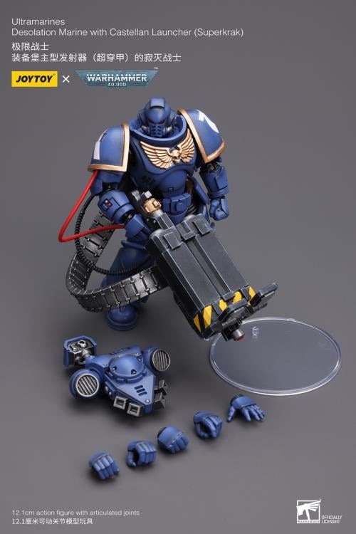 Warhammer 40K - Ultramarines - Desolation Marine with Superkrak Rocket Launcher - Collectables > Action Figures > toys -  Joy Toy
