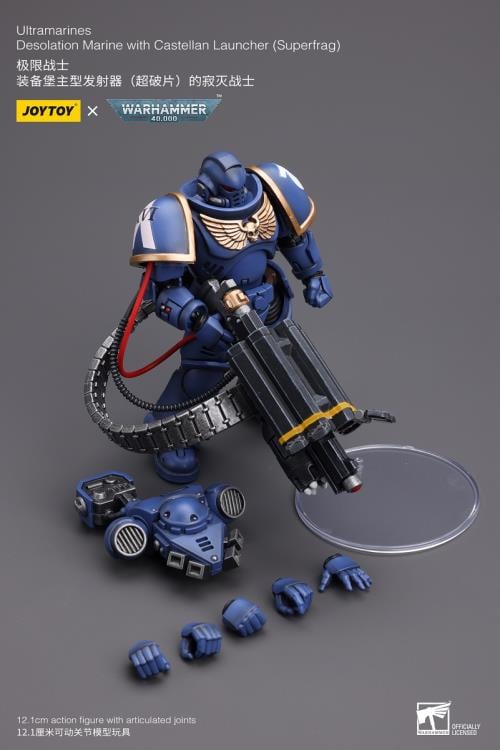 Copy of Warhammer 40K - Ultramarines - Desolation Marine with Superfrag Rocket Launcher 1/18 Scale Action Figure - Collectables > Action Figures > toys -  Joy Toy