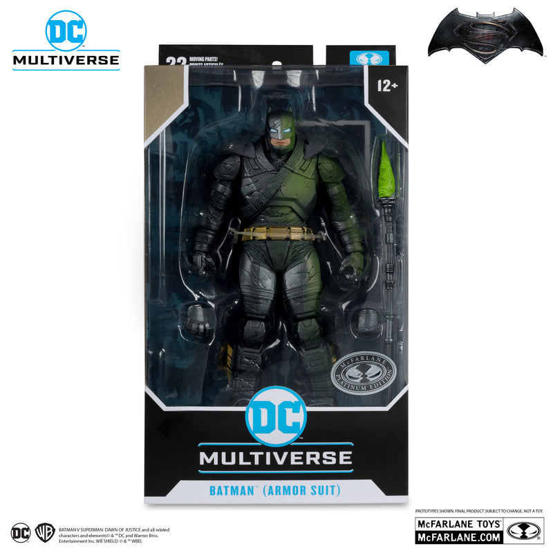 Batman v Superman: Dawn of Justice DC Multiverse - Batman (Armored Suit) - Chase / Platinum - Collectables > Action Figures > toys -  McFarlane Toys