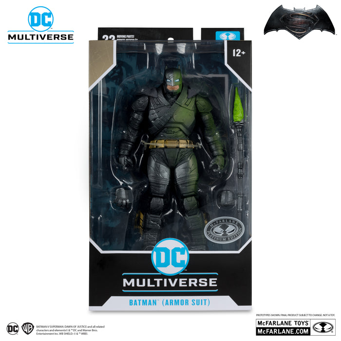 Batman v Superman: Dawn of Justice DC Multiverse - Batman (Armored Suit) - Chase / Platinum