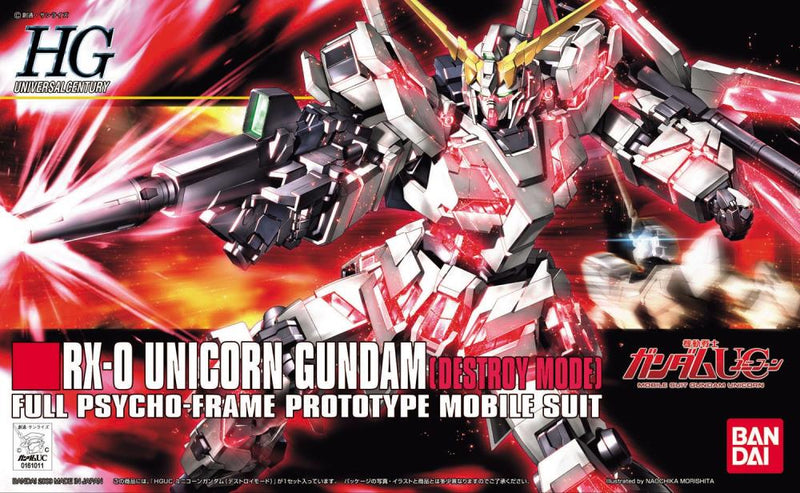 HGUC 1/144 #100 RX-0 Unicorn Gundam (Destroy Mode) - Model Kit > Collectable > Gunpla > Hobby -  Bandai