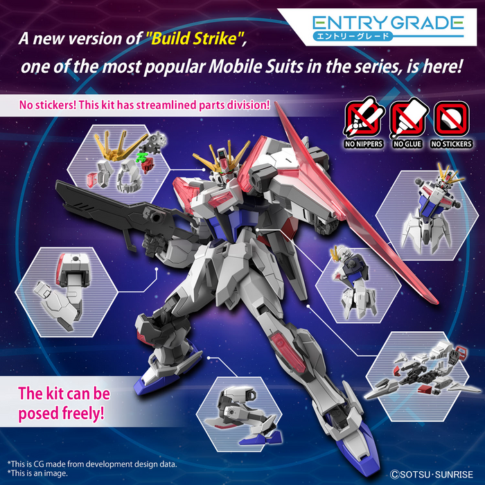 Entry Grade Build Strike Exceed Galaxy 1/144 - Collectables > Action Figures > toys -  Bandai