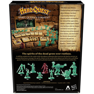 HeroQuest Spirit Queen's Torment Quest Pack (preorder Q1) - Board Game -  Hasbro