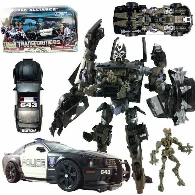 Transformers Human Alliance Barricade with Decepticon Frenzy - Collectables > Action Figures > toys -  Hasbro