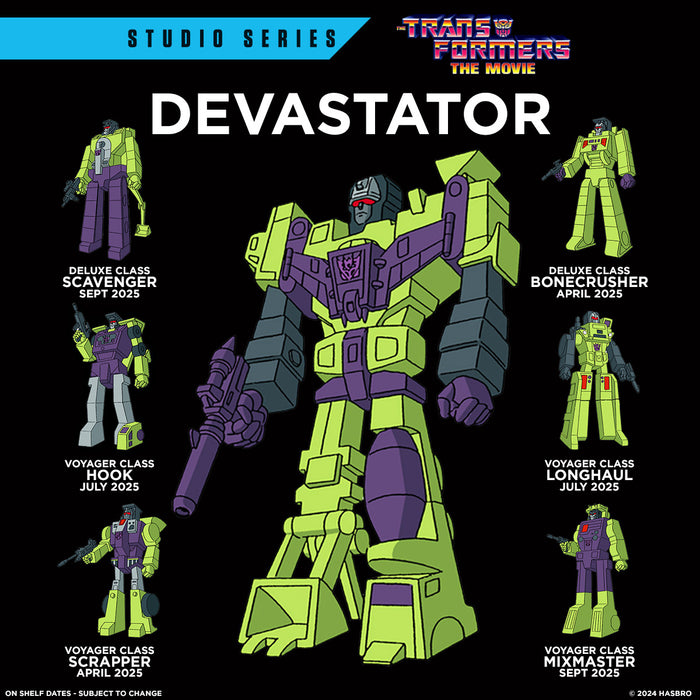 Transformers Studio Series Voyager Class Transformers: The Movie Constructicon Scrapper (preorder June/July )