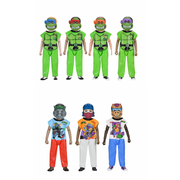 Teenage Mutant Ninja Turtles (1987 Cartoon) x Ben Cooper - 6" Clothed Figure - 7 Figures (Preorder March/April 2026) - Collectables > Action Figures > toys -  Neca