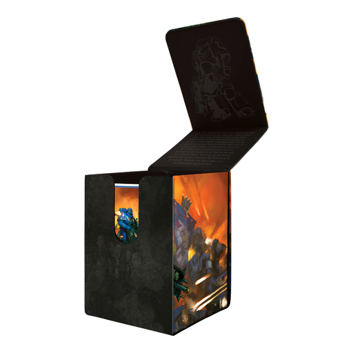 Ultra Pro - Space Marines - Adeptus Astartes Space Marines - Adeptus Astartes Alcove Flip Deck Box for Warhammer 40,000 - Miniature -  Ultra Pro