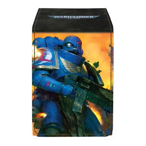 Ultra Pro - Space Marines - Adeptus Astartes Space Marines - Adeptus Astartes Alcove Flip Deck Box for Warhammer 40,000 - Miniature -  Ultra Pro
