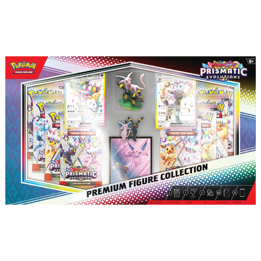 Pokémon TCG: Scarlet & Violet - Prismatic Evolutions - Premium Figure Collection - Card Games > Collectables > TCG > CCG -  Pokemon TCG