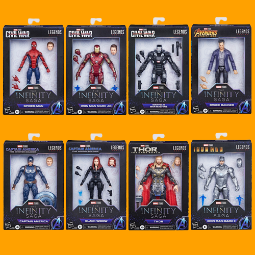 Hasbro - Marvel Legends - The Infinity Saga Wave Set of 8 (preorder Jan) - Collectables > Action Figures > toys -  Hasbro