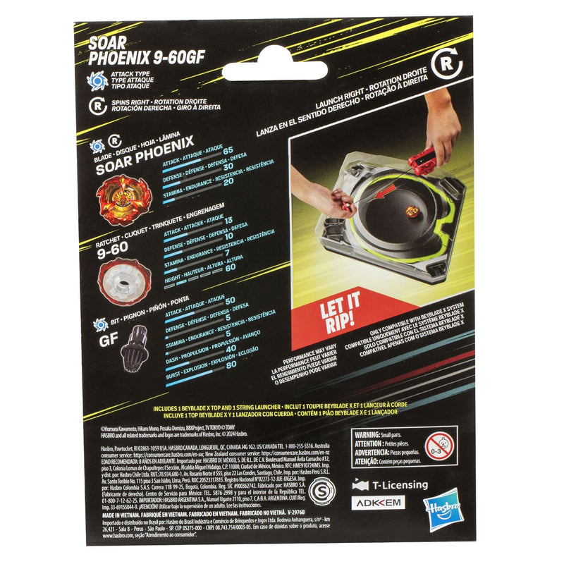 Beyblade X Soar Phoenix Deluxe String Launcher Set - Collectables > Action Figures > toys -  Hasbro