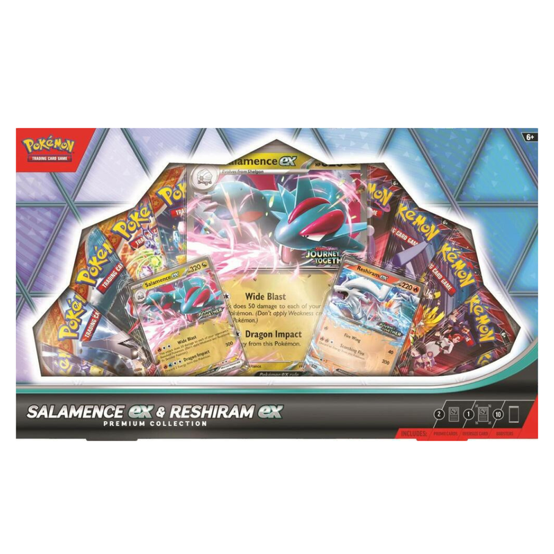 Pokémon TCG:  Salamence ex & Reshiram ex Premium Collection - Card Games > Collectables > TCG > CCG -  Pokemon TCG