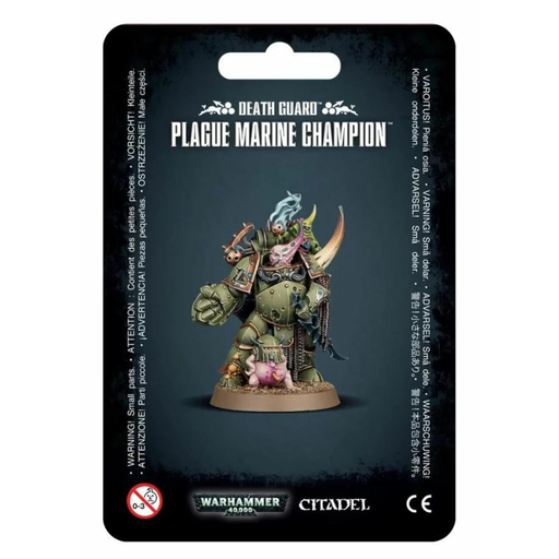Warhammer 40,000 - Death Guard - Plague Marine Champion - Miniature -  Games Workshop