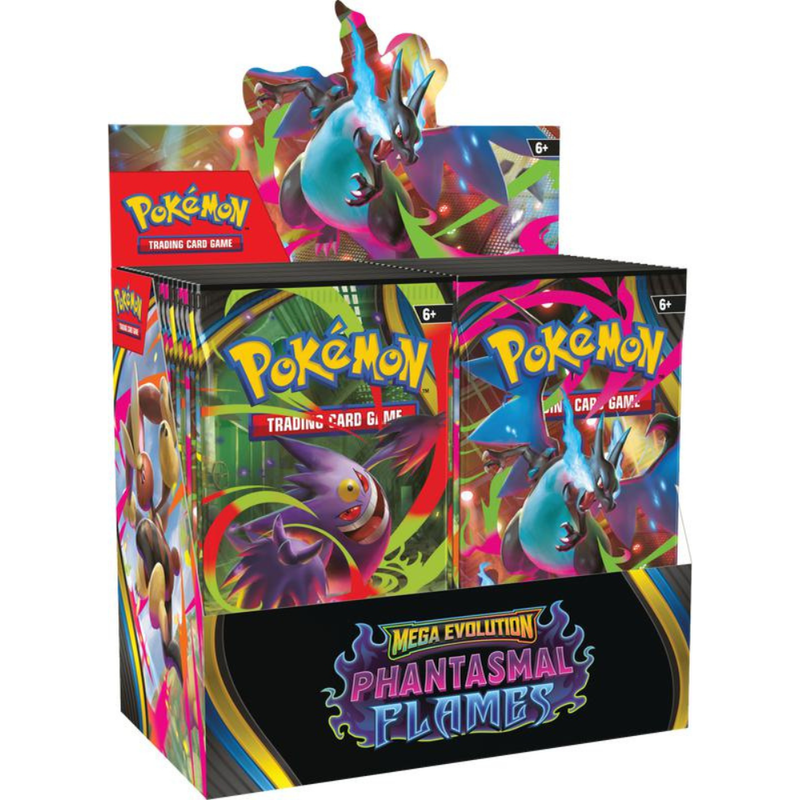 Pokémon TCG: Mega Evolution - Phantasmal Flames - Booster Box - Card Games > Collectables > TCG > CCG -  Pokemon TCG