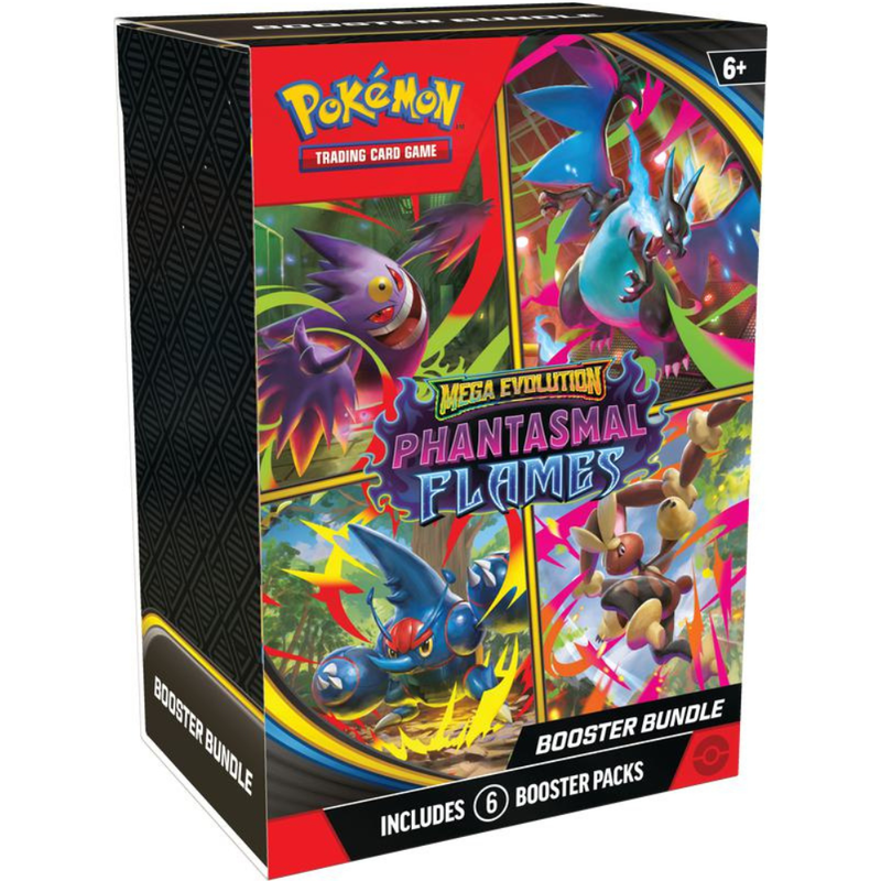 Pokémon TCG: Mega Evolution - Phantasmal Flames - Booster Bundle - Card Games > Collectables > TCG > CCG -  Pokemon TCG