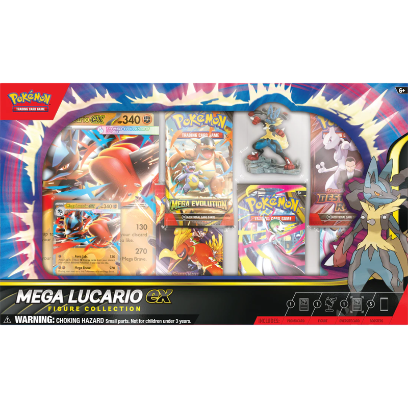 Pokémon TCG - Mega Lucario ex Figure Collection - Card Games > Collectables > TCG > CCG -  Pokemon TCG