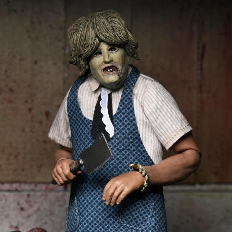 The Texas Chainsaw Massacre Leatherface with Old Lady Mask Clothed Action Figure
