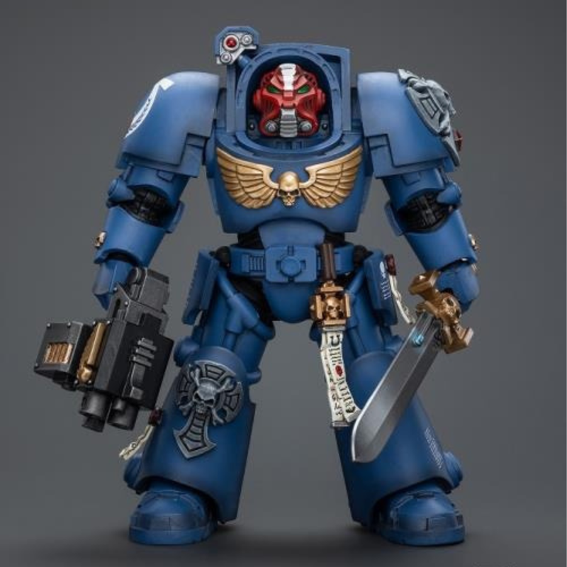 Warhammer 40K - UItramarines - Terminator Squad Sergeant with Power Sword and Teleport Homer