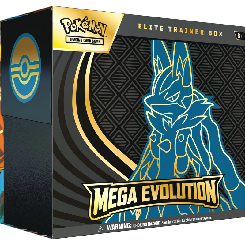 Pokémon TCG: Mega Evolution - Base Set - Elite Trainer Box - Mega Lucario - Card Games > Collectables > TCG > CCG -  Pokemon TCG