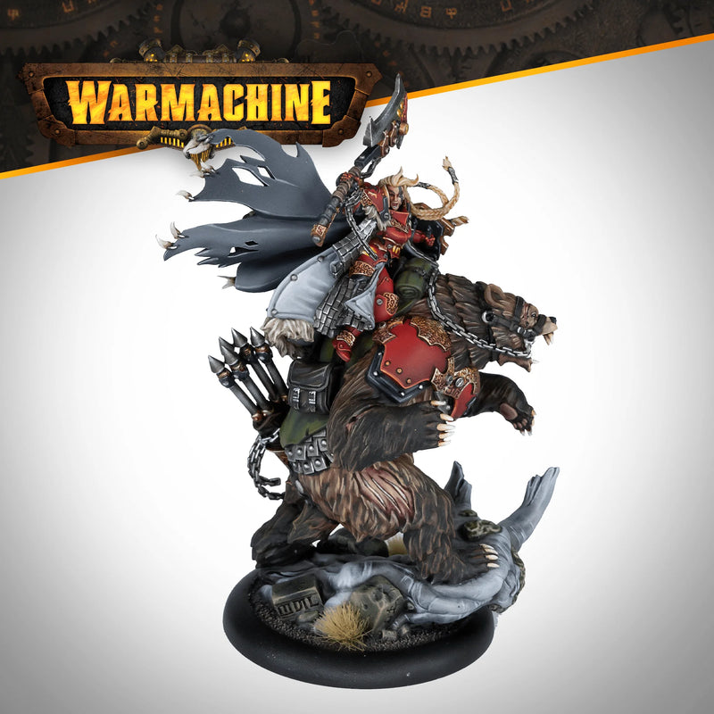 Warmachine - Khador Winter Korps - Kapitan Yana Kovoskiy