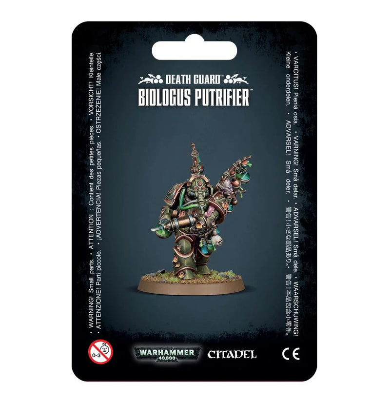 Warhammer 40,000 - Death Guard - Biologus Putrifier - Miniature -  Games Workshop