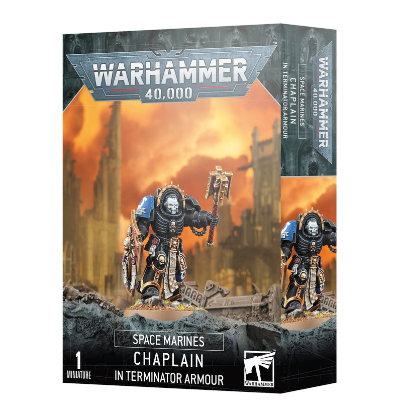 Warhammer 40,000 - Space Marines - Chaplain in Terminator Armour - Miniature -  Games Workshop