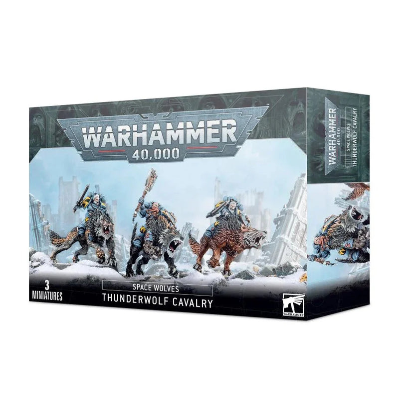 Warhammer 40,000 - Space Wolves - Thunderwolf Cavalry - Miniature -  Games Workshop