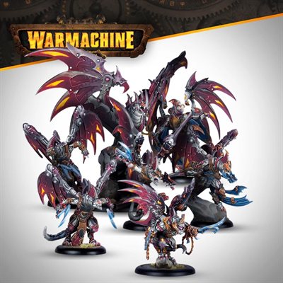 Warmachine - Khymaera Shard Nocturnes - Command Cadre - Miniature -  Steamforged Games