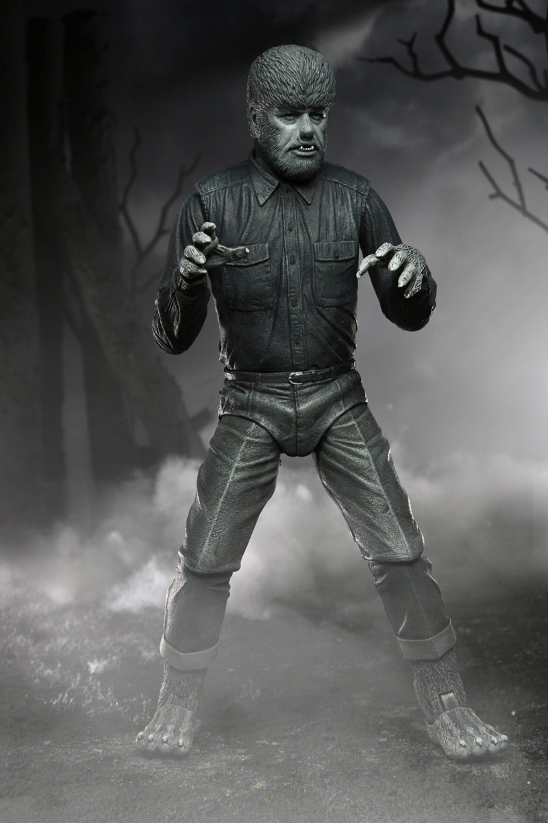 Universal Monsters - Ultimate Wolf Man - Black & White - Collectables > Action Figures > toys -  Neca