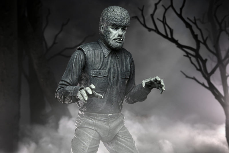 Universal Monsters - Ultimate Wolf Man - Black & White - Collectables > Action Figures > toys -  Neca